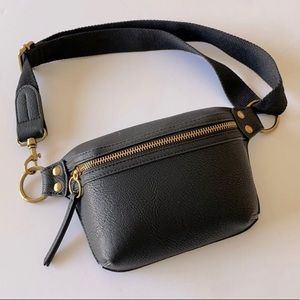 NWT Black Fanny Pack
